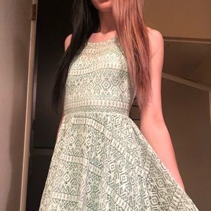 Turquoise summer dress